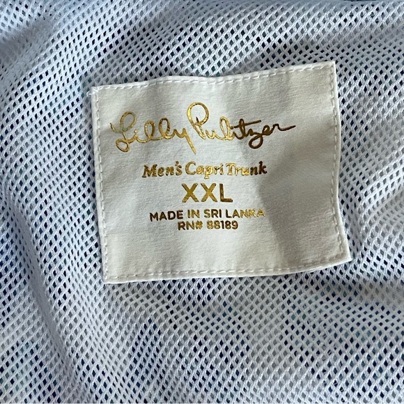 Lilly Pulitzer Men’s Capri Swim Trunk Shell Collector Size XXL - Picture 5 of 8